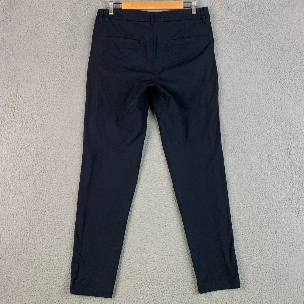 Lululemon Commission Pant Mens 31 x 31 Black Warpstreme Slim Tapered Fit Preppy